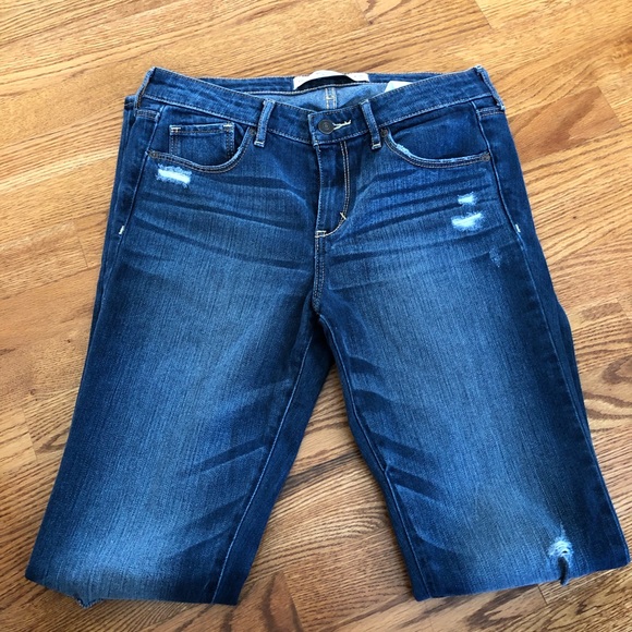 Abercrombie & Fitch Distressed Bootcut Jeans - Picture 7 of 8